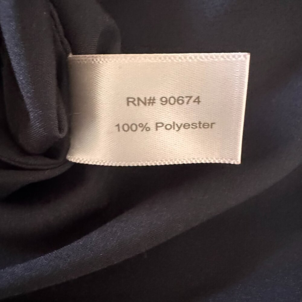 Boston Proper Blouse; flutter sleeve, rich black; XS - Picture 12 of 15